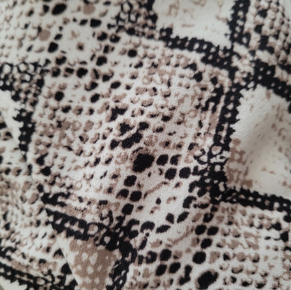 Snakeskin Print Maxi Dress | Size Large - Picture 6 of 9